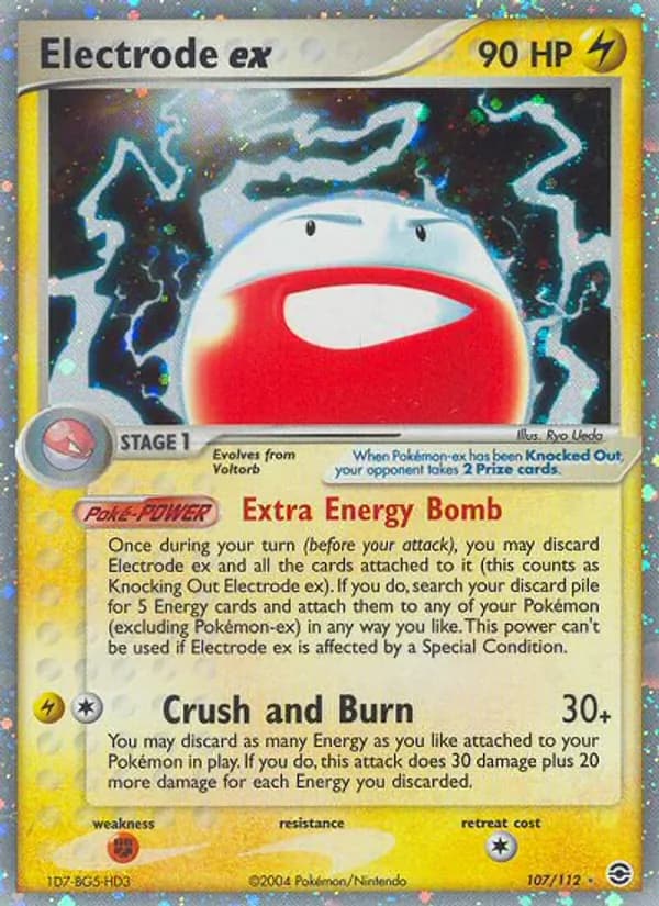 Electrode ex card in English