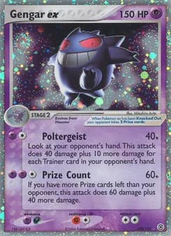 Gengar ex card in English