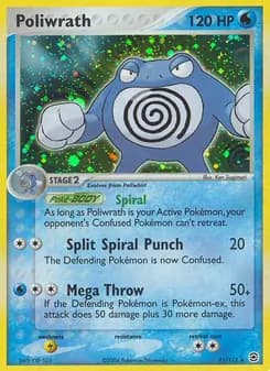 Poliwrath card in English