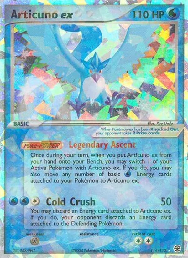 Articuno ex card in English