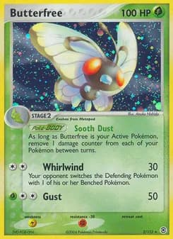 Butterfree card in English