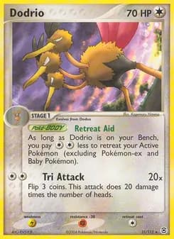 Dodrio card in English