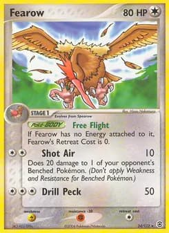 Fearow card in English
