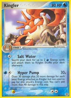 Kingler card in English