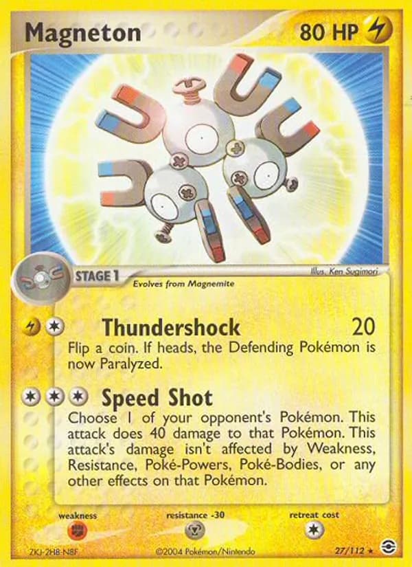 Magneton card in English