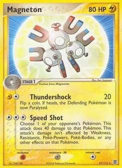 Magneton card in English