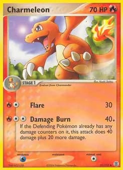 Charmeleon card in English