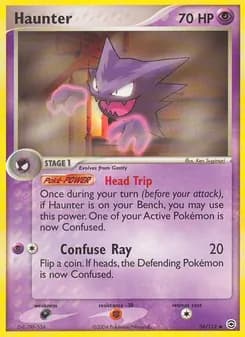 Haunter card in English