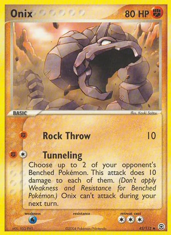 Onix card in English