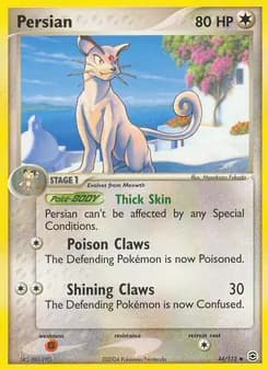 Persian card in English