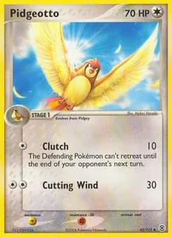 Pidgeotto card in English