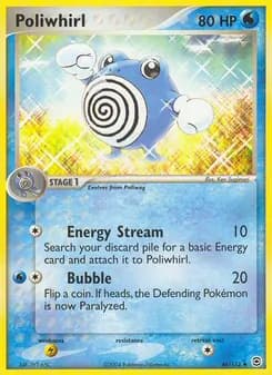 Poliwhirl card in English