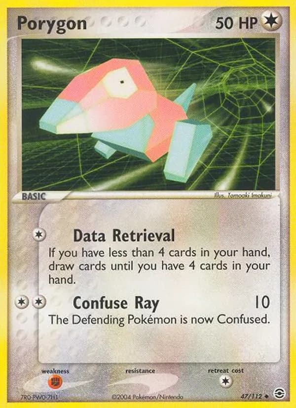 Porygon card in English