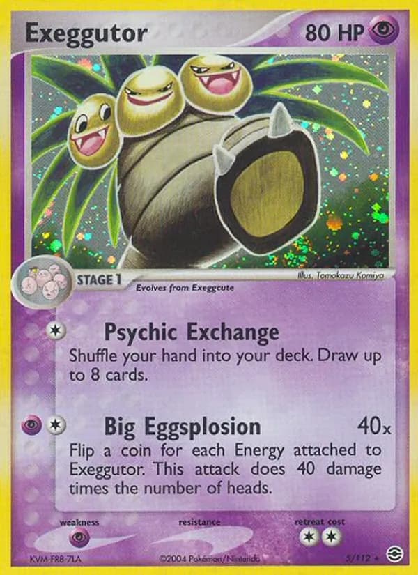 Exeggutor card in English