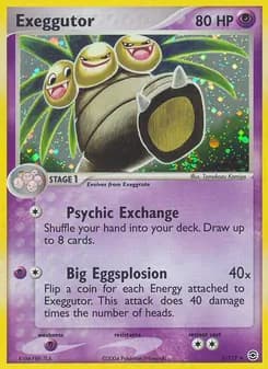 Exeggutor card in English