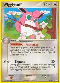 Wigglytuff card in English