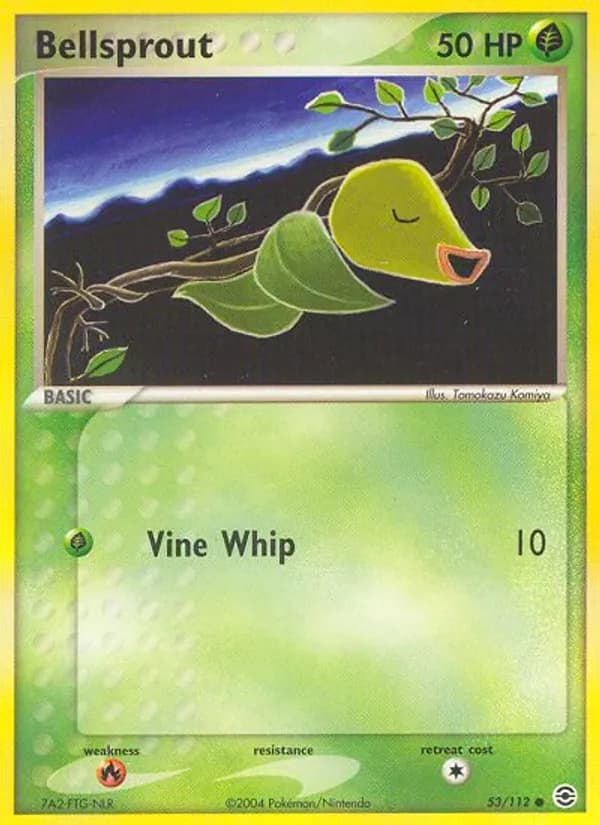 Bellsprout card in English