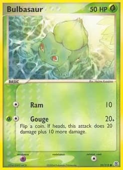 Bulbasaur card in English