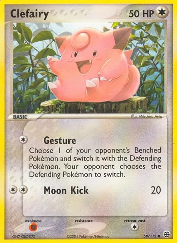 Clefairy card in English