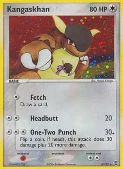 Kangaskhan card in English