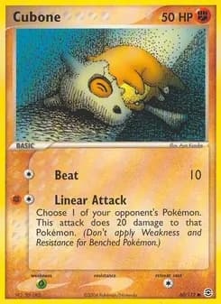 Cubone card in English