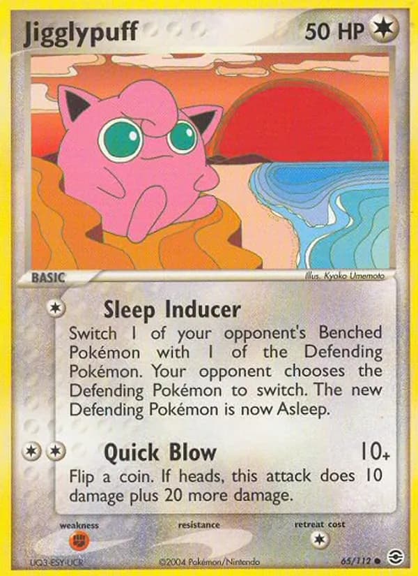 Jigglypuff card in English