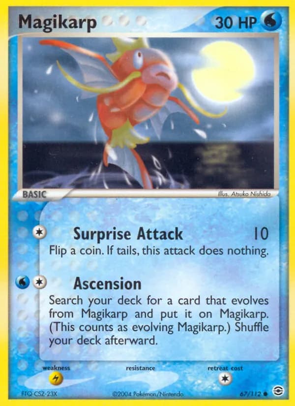Magikarp card in English
