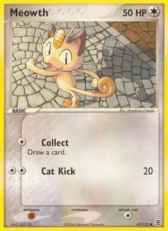 Meowth card in English