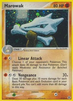 Marowak card in English