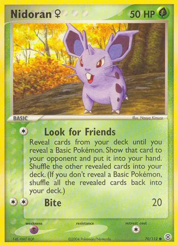 Nidoran♀ card in English