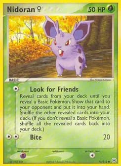Nidoran♀ card in English