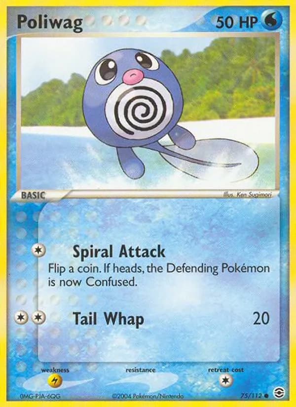 Poliwag card in English
