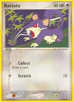 Rattata card in English