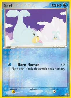 Seel card in English