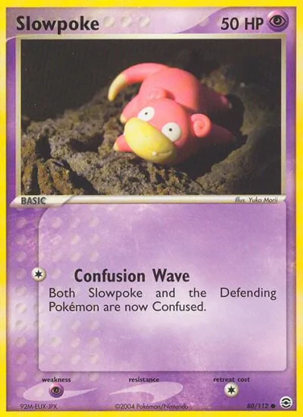 Slowpoke card in English
