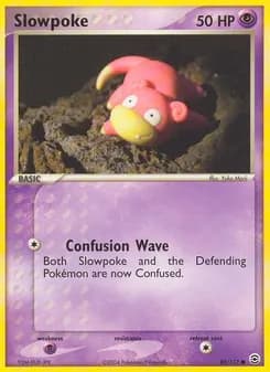 Slowpoke card in English
