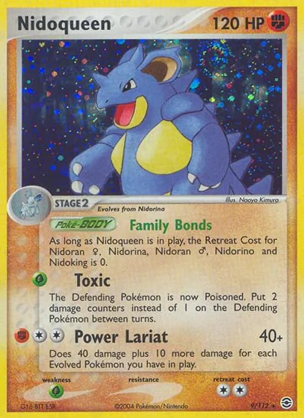 Nidoqueen card in English