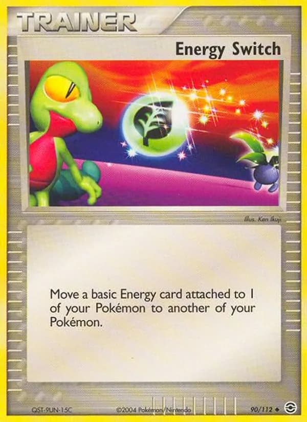 Energy Switch card in English