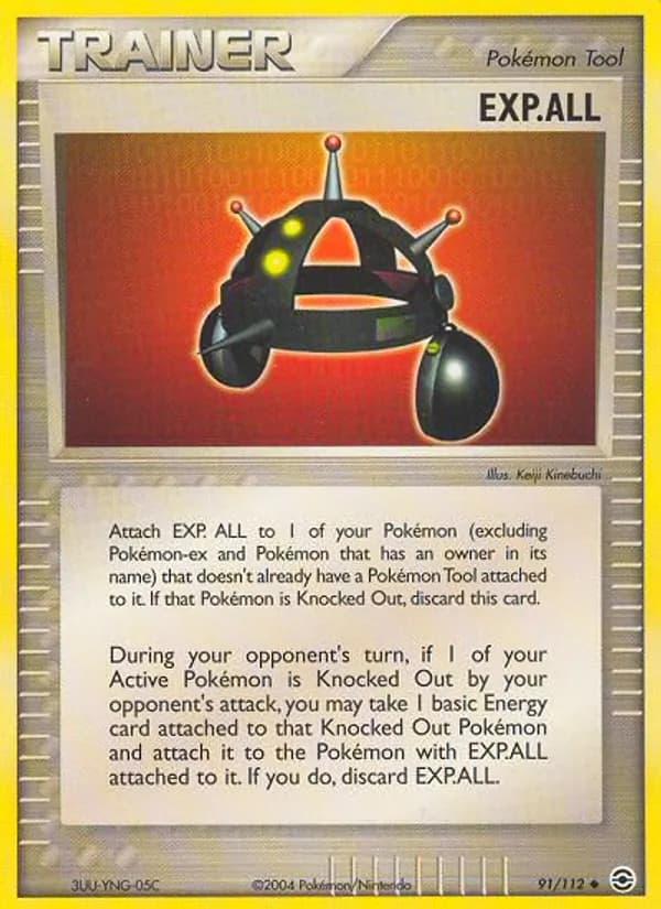 EXP. ALL card in English