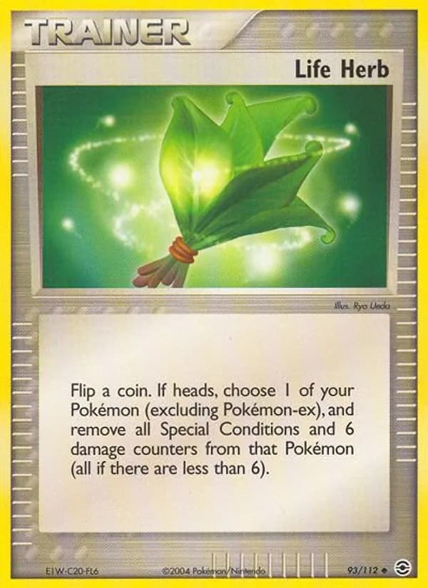 Life Herb card in English