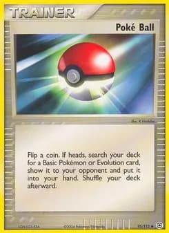Poké Ball card in English
