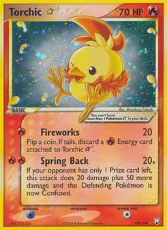 Torchic ☆ card in English