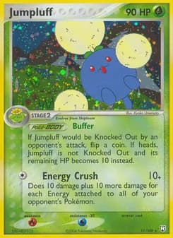 Jumpluff card in English