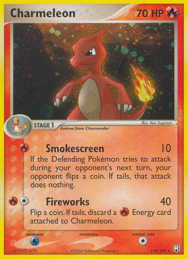 Charmeleon card in English