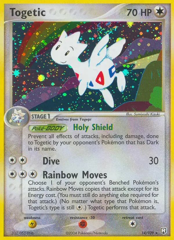 Togetic card in English