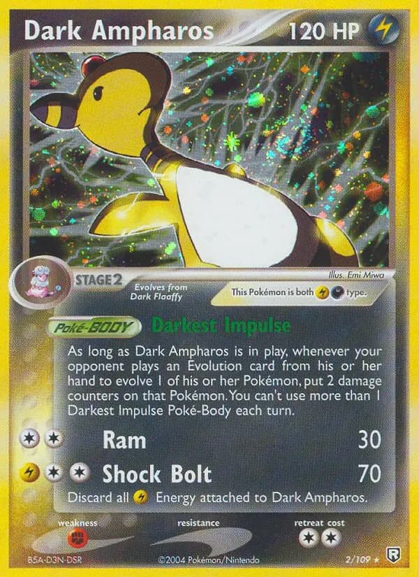 Dark Ampharos card in English
