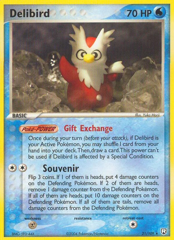 Delibird card in English