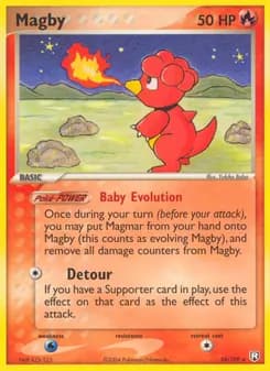 Magby card in English