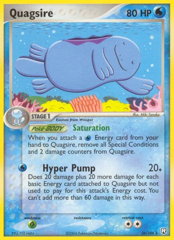 Quagsire card in English