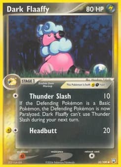 Dark Flaaffy card in English
